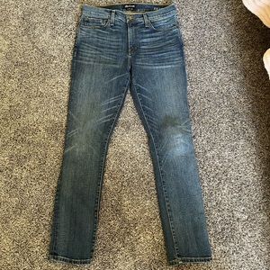 Madewell Skinny Jeans - 33x30 - Wellmoor Wash - New